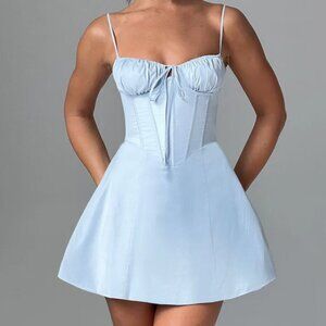 Lacey Mini Dress BabyBoo - Blue